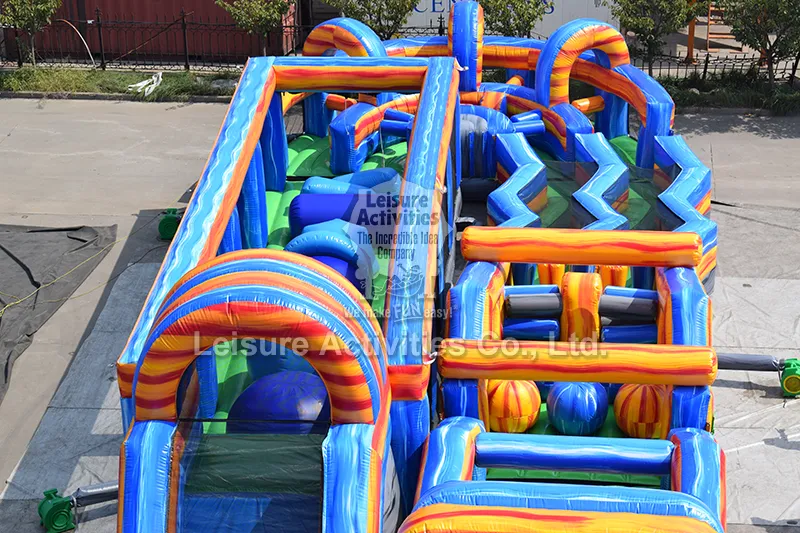 Mega Obstacle Run Inflatable Obstacle Course