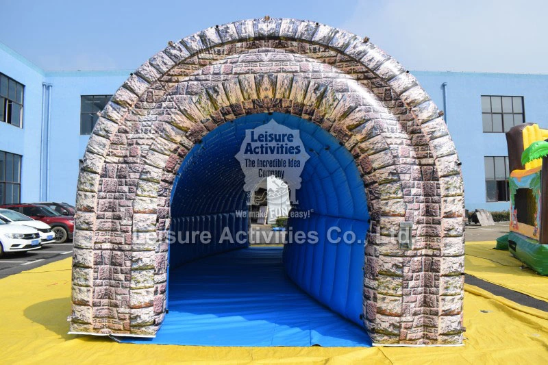 Inflatable Trackless Train Tunnel